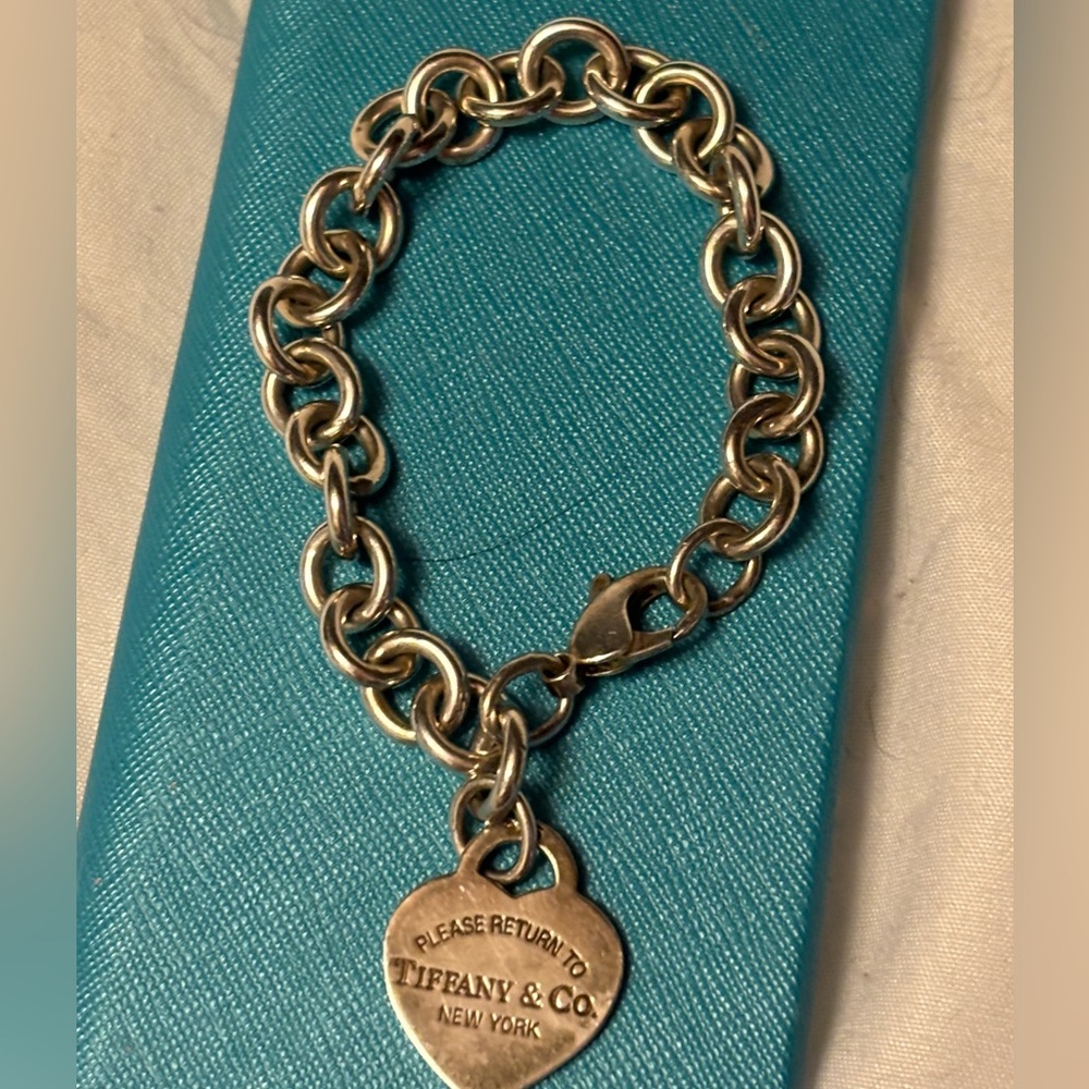Authentic TIFFANY Silver Bracelet Heart Return to Tiffany’s